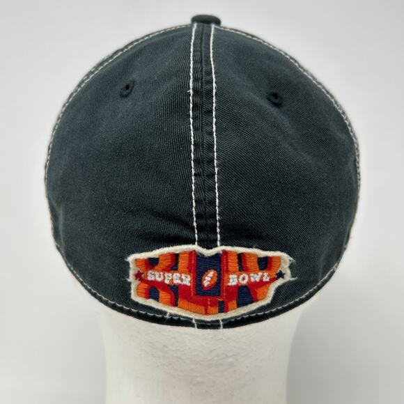 New Orleans Saints 2009 NFC Champions Hat Baseball Cap Reebok Black FlexFit OSFA - Picture 3 of 11